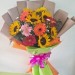 Ramo con Gerberas y Girasoles