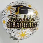 Globo metálico de graduación # 9