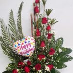 Festivas Rosas Rojas