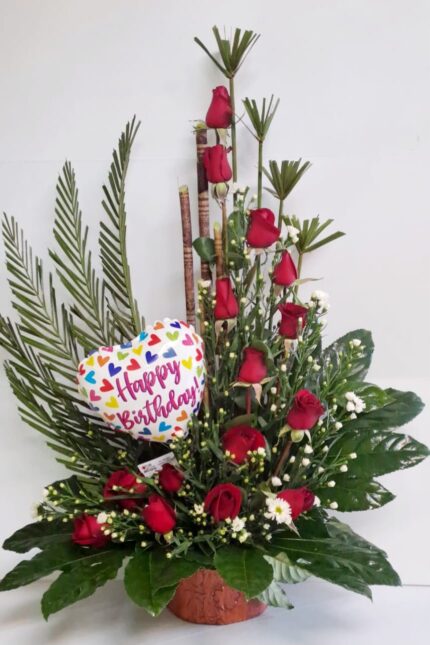 Festivas Rosas Rojas